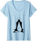 Womens The Dark Knight Gotham City Vigilante V Neck Apparel Premium Print