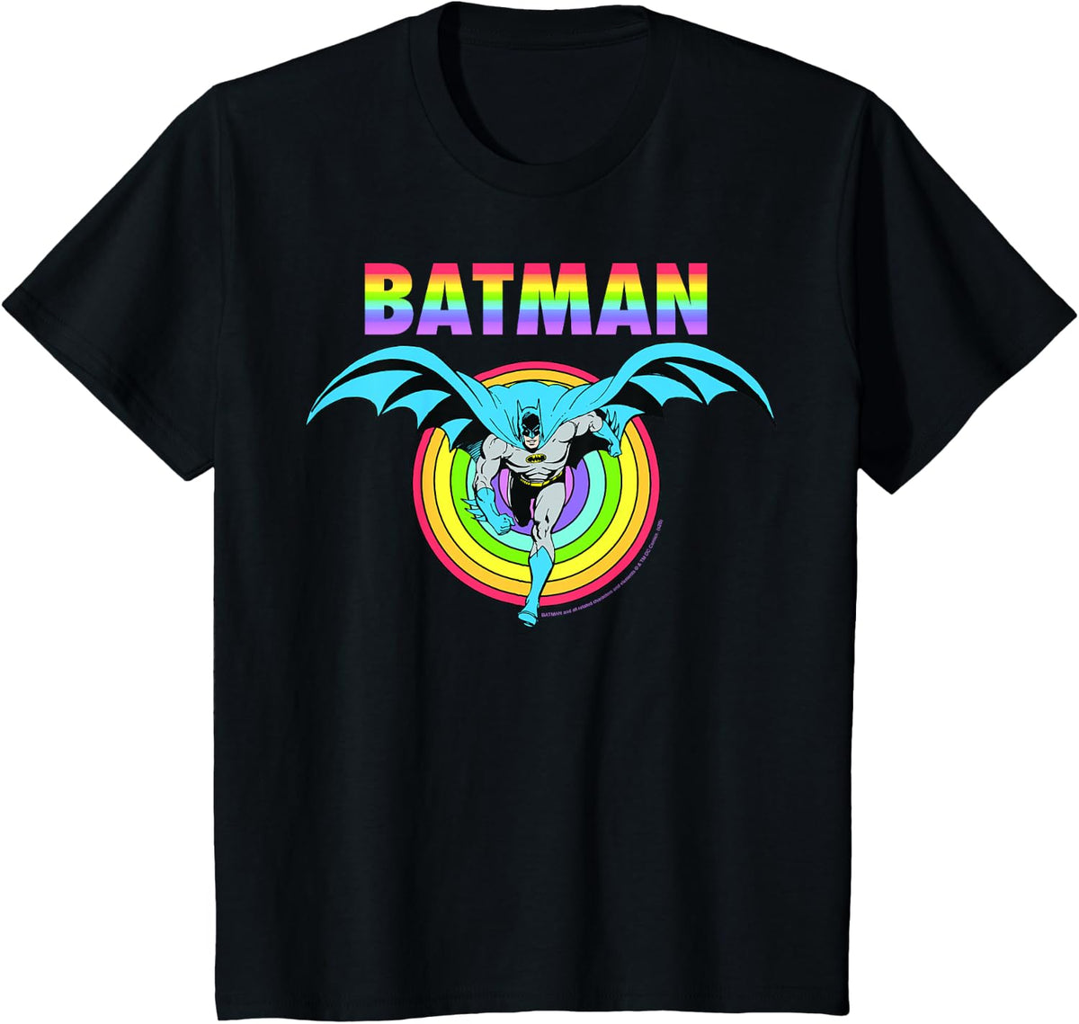 Kids Comics Pride Batman Rainbow Run Apparel Everyday Wear 2