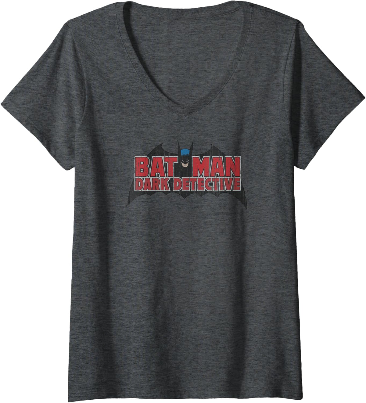 Womens Batman Dark Detective V Neck Apparel Premium Print 2