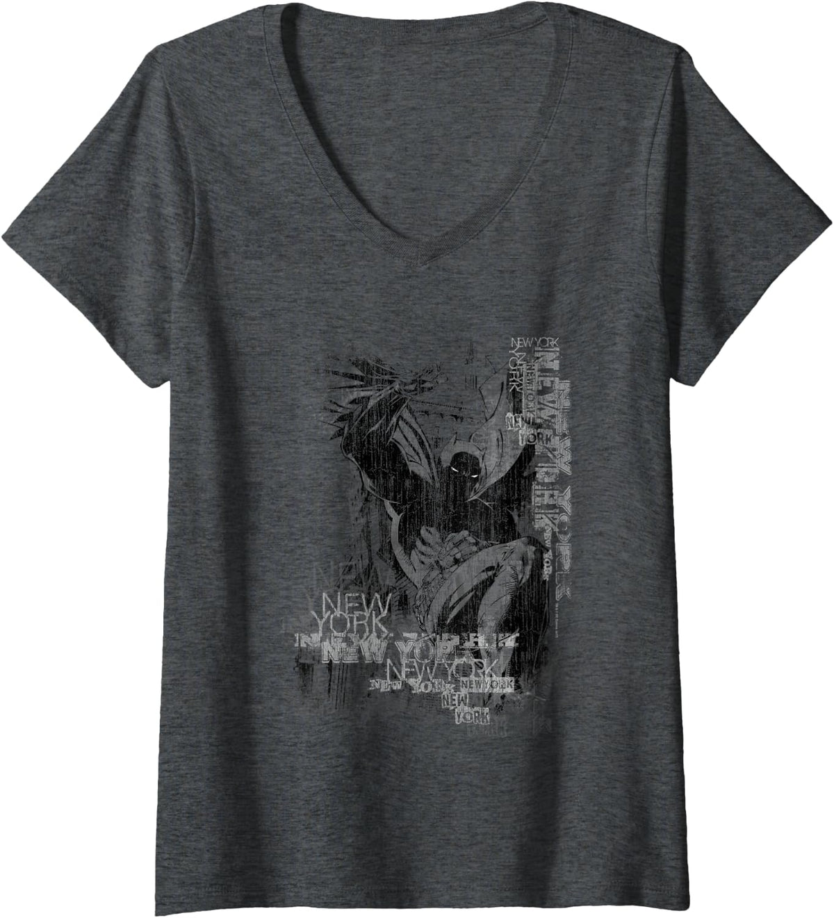Womens Batman The Knight Lige V Neck Apparel Clean Design