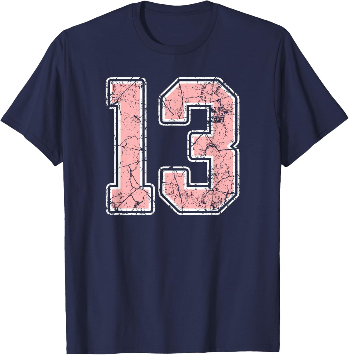 Pink And White Number 13 Jersey Player Uniform 13 Fan 92
