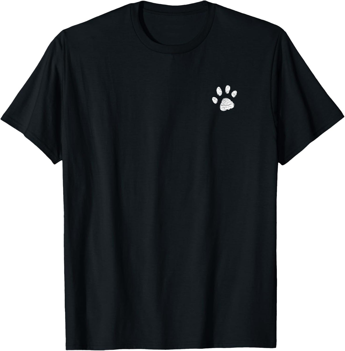 Dog Mom Left Chest Paw Print Lover Shirt for Women Men 135