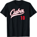 Cuba Baseball Remera Beisbol Cuban Jersey 10 243
