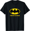 Comics Batman Vintage Black Yellow Forever Logo Apparel Gift Ready