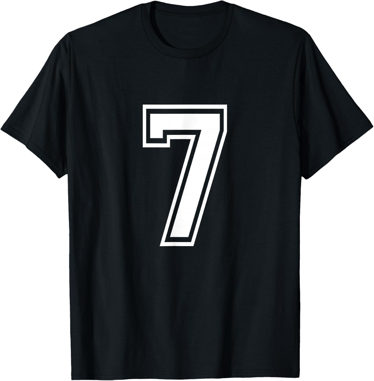 Number 7 Varsity Sports Team Jersey 7th Birthday 7 Years 270