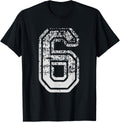 Team Jersey Uniforms Number 6 Six School Sports Birthdays 112