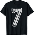 Team Jersey Uniforms Number 7 Seven School Sports Birthdays 254