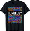 Watchmaker Horology Words Horologist Expert Clock Shirt 42