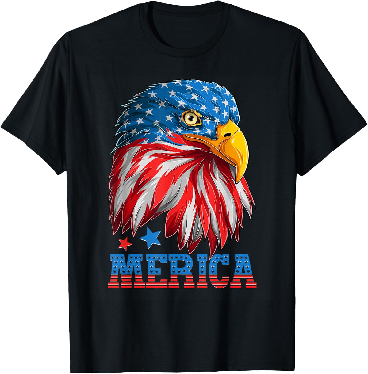 Funny 4th Of July Usa Flag American Patriotic Eagle Apparel Premium Print 3