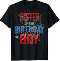 SISTER Of The Birthday Boy Spider Web Birthday Boy Spider Lover Design 208