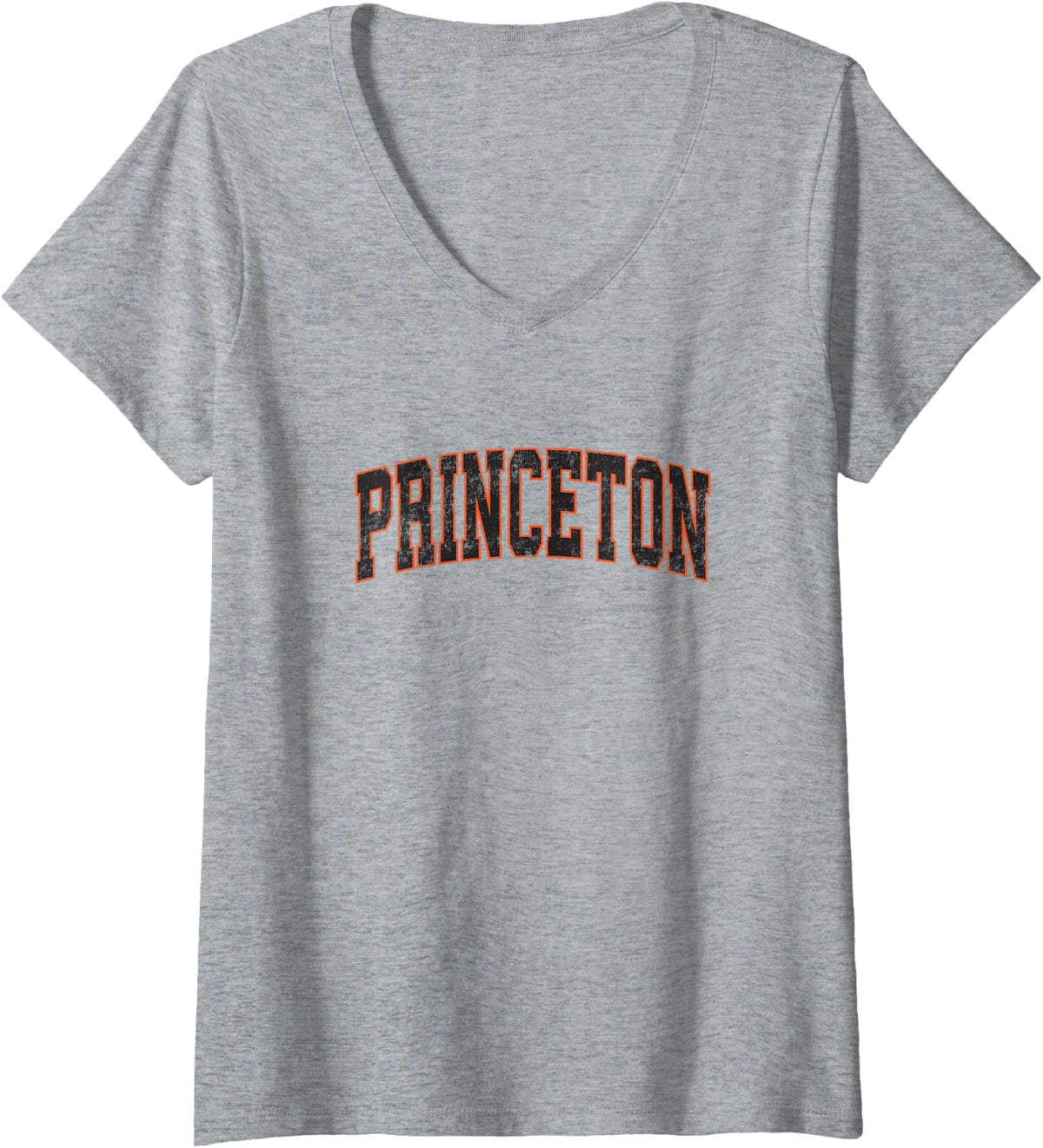 Womens Princeton New Jersey NJ Vintage Athletic Sports V Neck 237