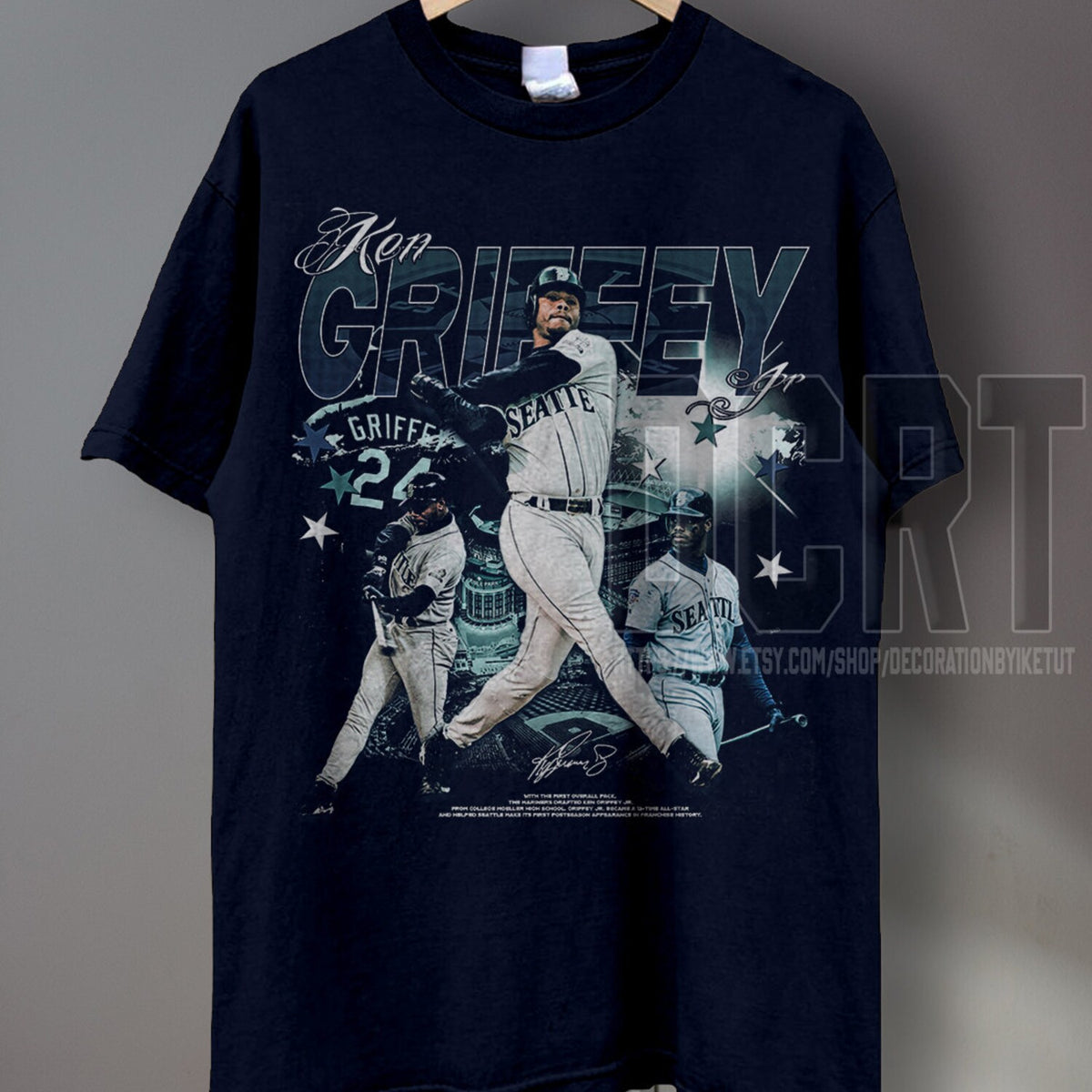 Ken Griffey Jr. Baseball Classic 90s Vintage Bootleg Retro GA1807 Unisex T-Shirt