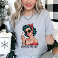 Sassy T-Shirt: Respectfully Middle Finger Feminist Graphic Tee