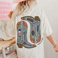 Hairstylist T-Shirt: Western Cowgirl Boot Cosmetology Graphic Tee