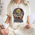 Art The Clown Terrifier Halloween Shirt Cute But Psycho Horror T Shirt Funny Spooky Season Graphic Tee Creepy Cute Slasher Shirt for Women
