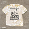 'Raccoon Grilled Cheese Destroyer' Vintage Tee - Funny Party Animal Graphic Novelty Shirt