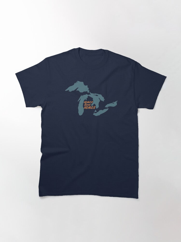 Homes Sweet - Michigan, Great Lakes Classic T-Shirt