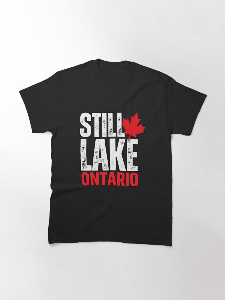 Still Lake Ontario Canadian Maple Leaf Classic T-Shirt