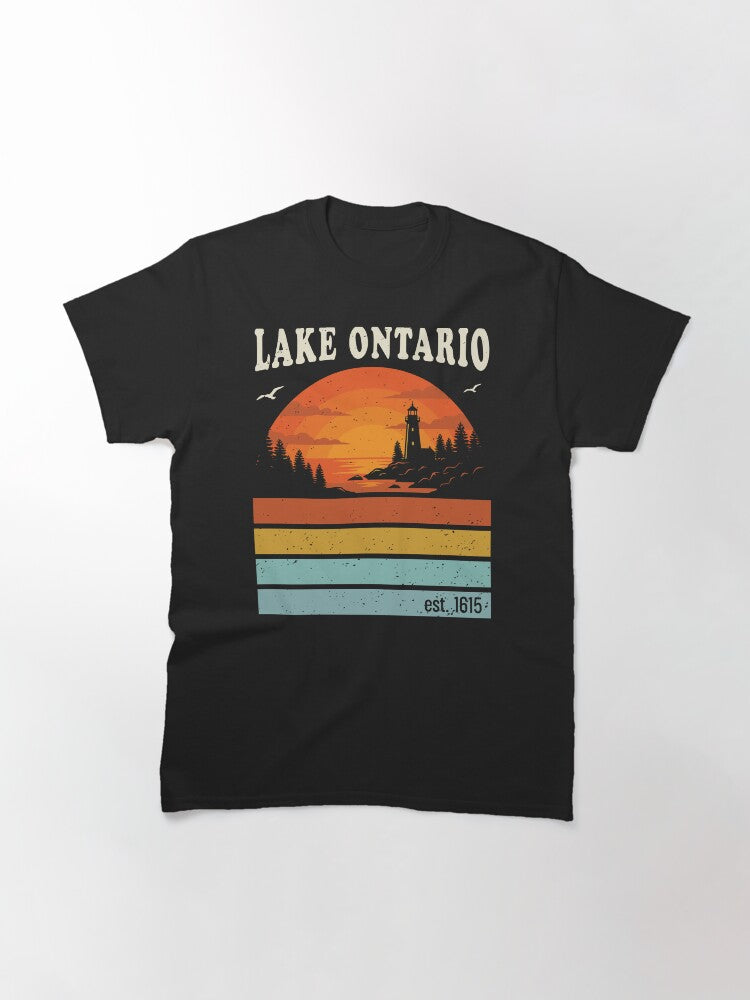 Lake Ontario Est 1615 Retro Classic T-Shirt