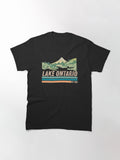 Lake Ontario America EST 1656 Retro Stripe for Men Women Classic T-Shirt