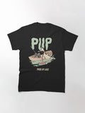 Shark Attacking Person Wooden Boat Fishing Classic T-Shirt