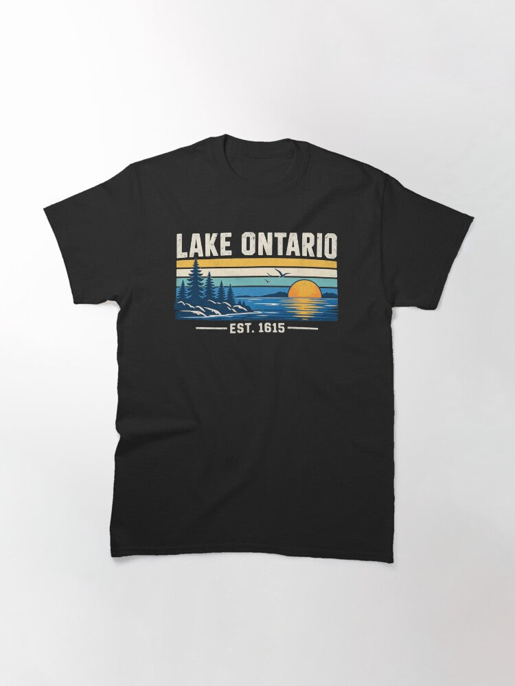 Lake Ontario, Anti Trump, Great Lakes Sunset, Forever Classic T-Shirt