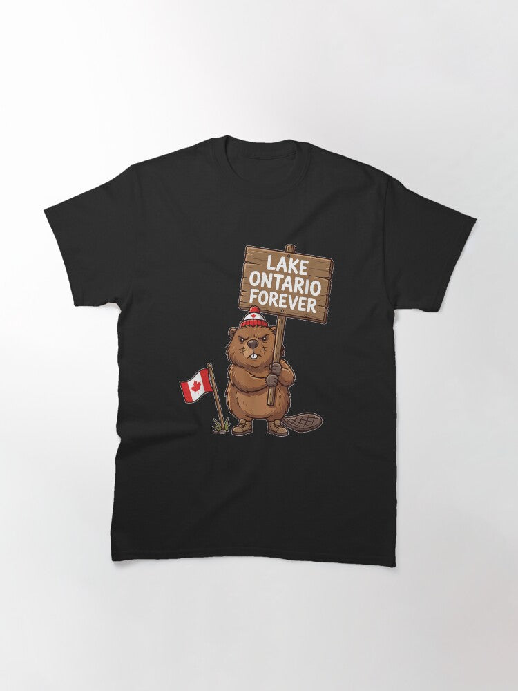 Lake Ontario Forever Beaver Funny Anti America Classic T-Shirt
