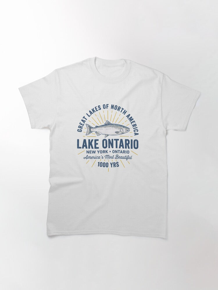 Style Vintage Lake Ontario Sunset Great Lakes Retro Classic T-Shirt