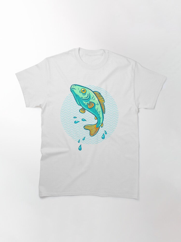 Fish Jumping Out of Water Classic T-Shirt