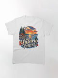 Lake Ontario Forever Vintage Retro Canada Sunset Design Classic T-Shirt