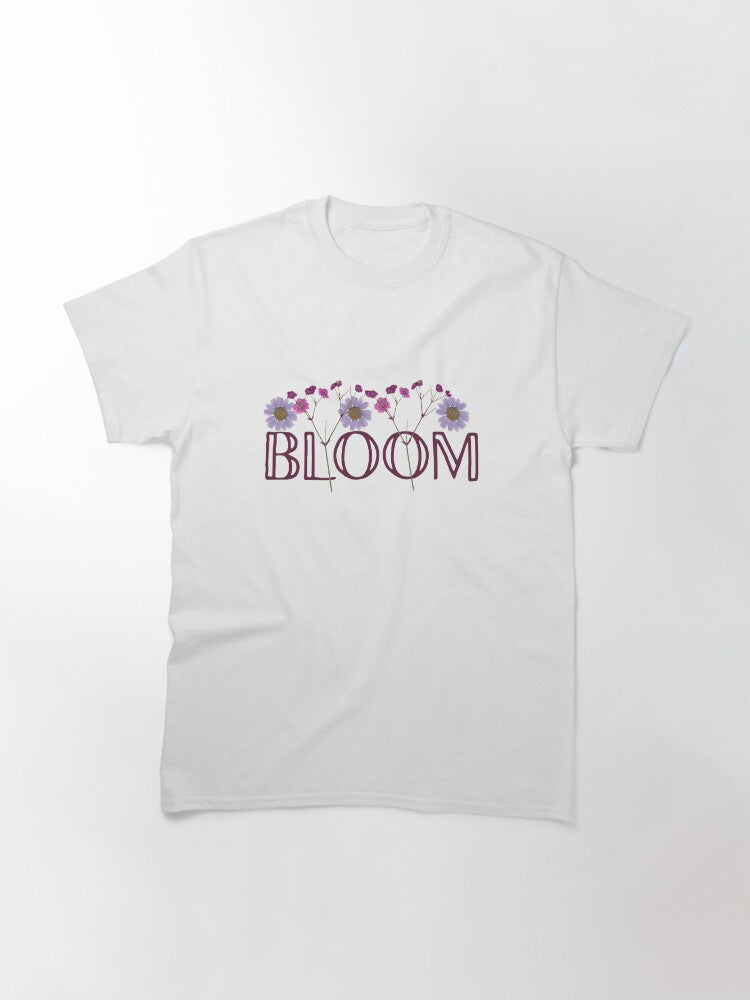 Bloom – Beautiful Pink Floral Flower Design Classic T-Shirt