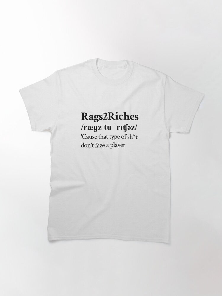 Rap Star Aesthetic Motivational Money Quote Lyrics Classic T-Shirt
