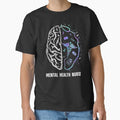 "Best Mental Health Nurse Ribbon Awareness Scrub Nursing Nursery Life" Classic T-Shirt for Sale by adsmod