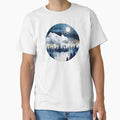 Moonlit Snow Classic T-Shirt for Sale by spacefrogdesign