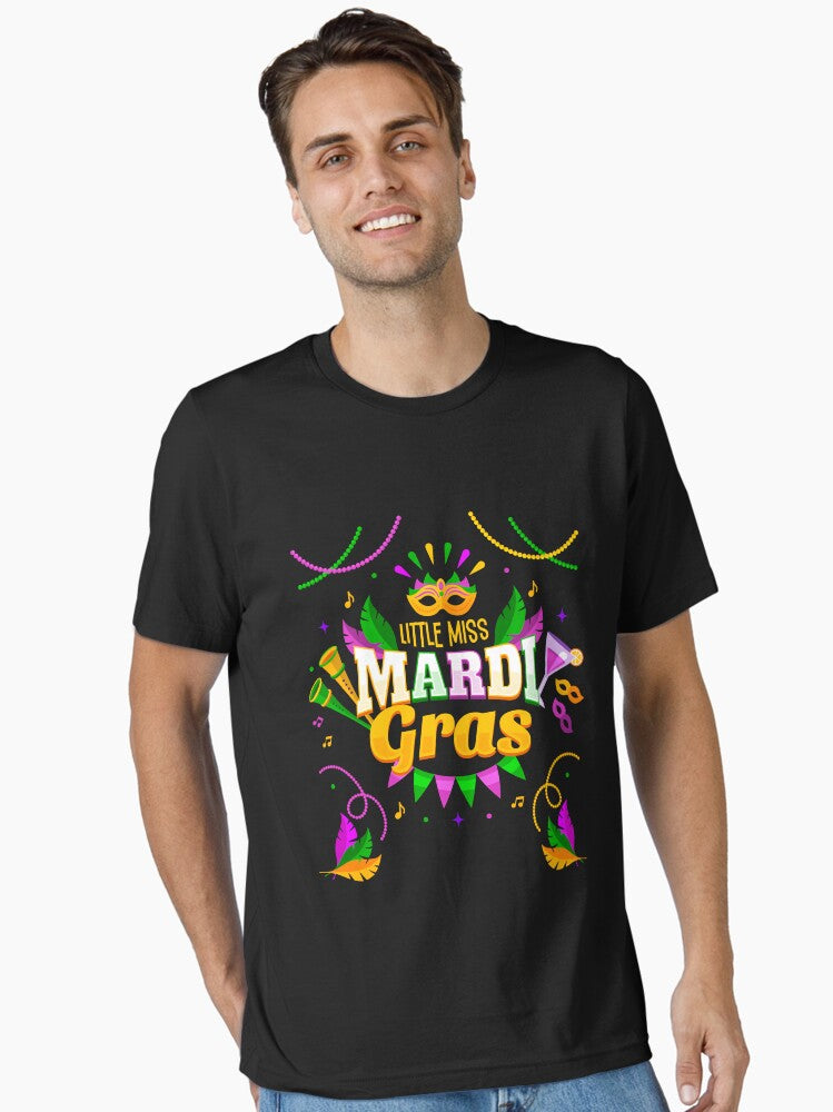 Cute Little Miss Mardi Gras Funny Mardi Gras 2024 Carnival Lovers Essential T Shirt T Shirt Gift Ready