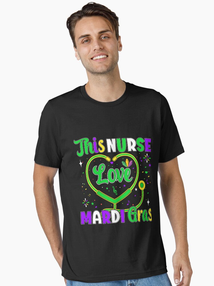 Mardi Gras Nurse T Shirt Design Essential T Shirt T Shirt Minimal Style