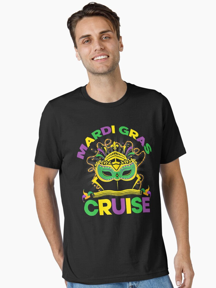Mardi Gras Cruise Ship Vacation Cruising Louisiana Carnival Essential T Shirt T Shirt Premium Print