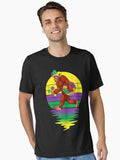 Bigfoot Sasquatch Mardi Gras Party Costume Men Women Essential T Shirt T Shirt Gift Ready