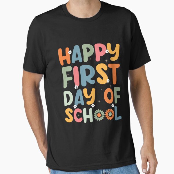Retro Teacher Shirts, Back to School Teacher Shirt, First Day of School Shirt for Teachers, Back to School Shirt Teacher Gifts Essential T-Shirt for Sale by mooouuad