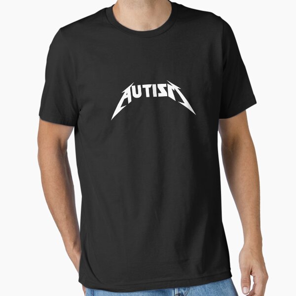 "Autism Metallica parody, funny autism, neurodivergent " Essential T-Shirt for Sale by amiecaitlin