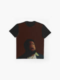 Rap Star Art Print - Emotional and Soulful Illustration for Fans Graphic T-Shirt
