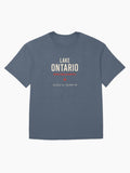 Lake Ontario Now and Always - Not America Oversized T-Shirt