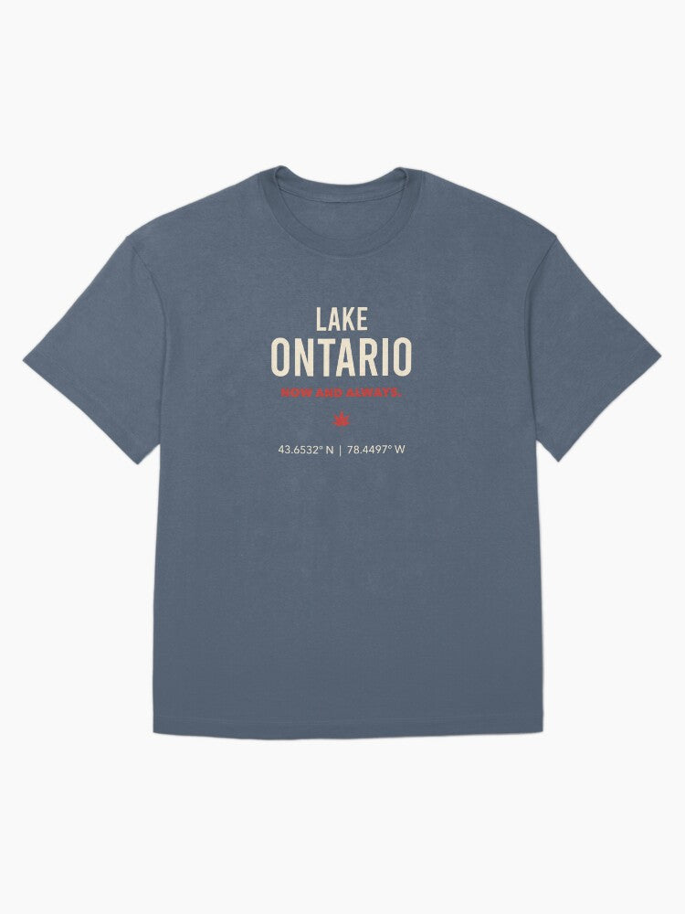 Lake Ontario Now and Always - Not America Oversized T-Shirt
