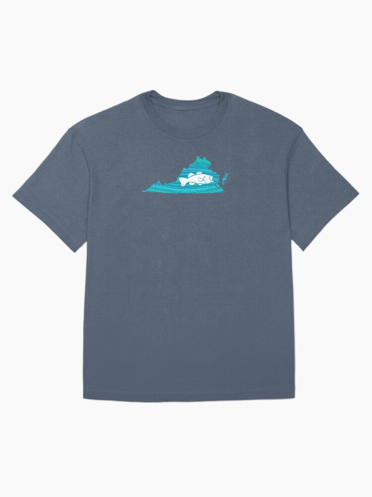 Virginia Wave Fishing Oversized T-Shirt