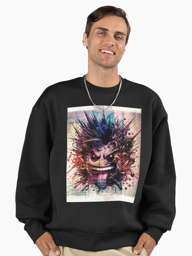 Bad emoji no033 Premium Oversized Sweatshirt T Shirt Clean Design