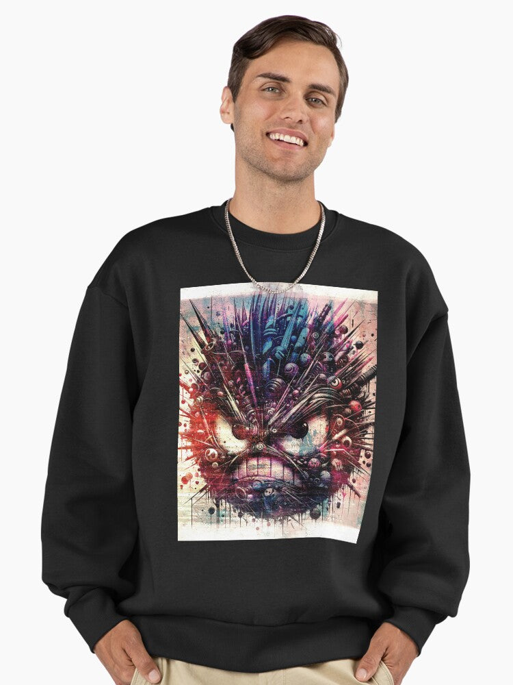 Bad emoji no034 Premium Oversized Sweatshirt T Shirt Minimal Style