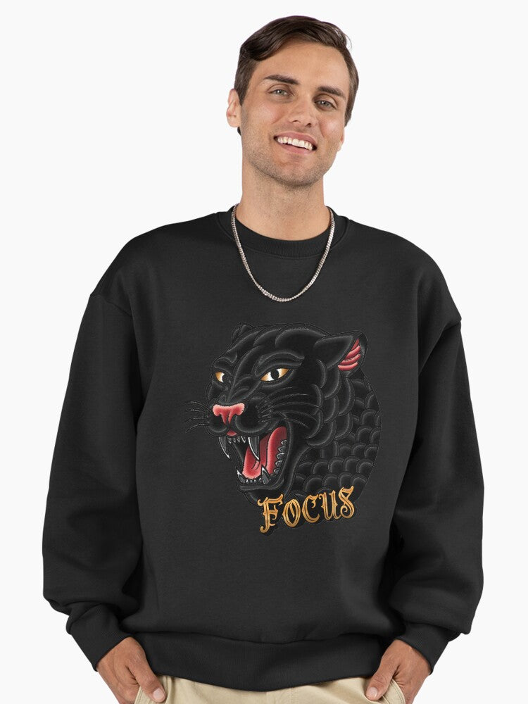 Focus Premium Oversized Sweatshirt T Shirt Premium Print