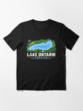 Lake Ontario Forever Map - Great Lakes Canada & New York Essential T-Shirt