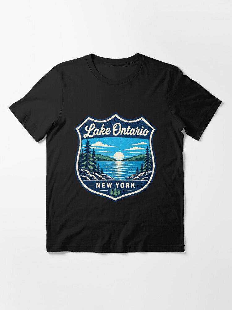 Lake Ontario New York Nature Scenic Outdoor Travel Essential T-Shirt