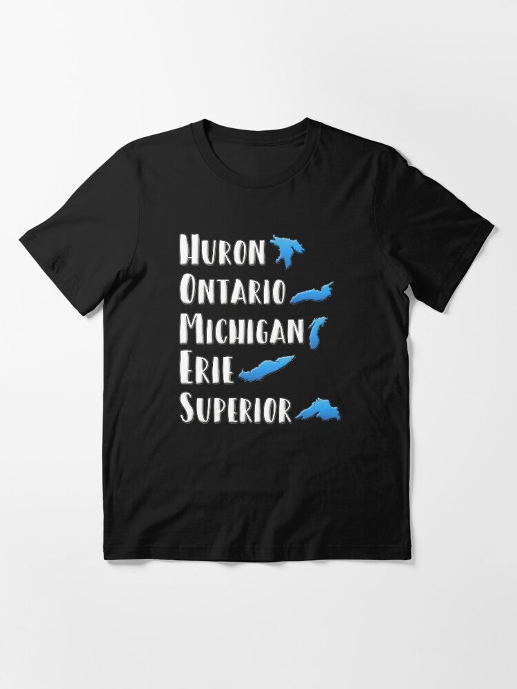 Great Lakes Homes with Lake Outlines Essential T-Shirt